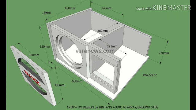 Skema Box Speaker 10 Inch Middle