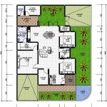 Desain Rumah 4 Kamar 2 Teras