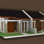 Desain Rumah Kontrakan 2 Pintu