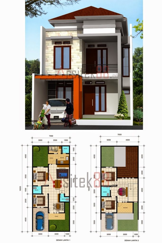 Desain Rumah 7 X 10