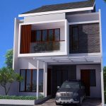 Desain Tampak Depan Rumah 2 Lantai