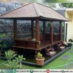 Desain Gazebo Belakang Rumah
