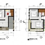 Ukuran 4×6 Desain Rumah 4×6