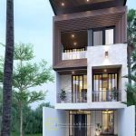Desain Rumah Tingkat Lebar 6 Meter