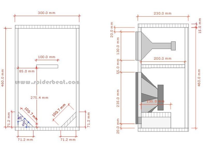 Ukuran Box Speaker 10 Inch Rumahan