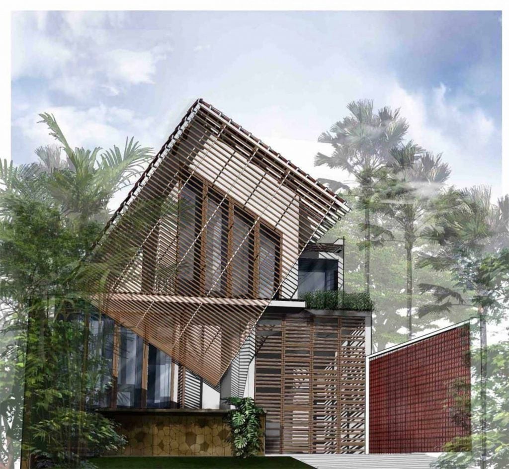 Desain Rumah Kontemporer Tropis