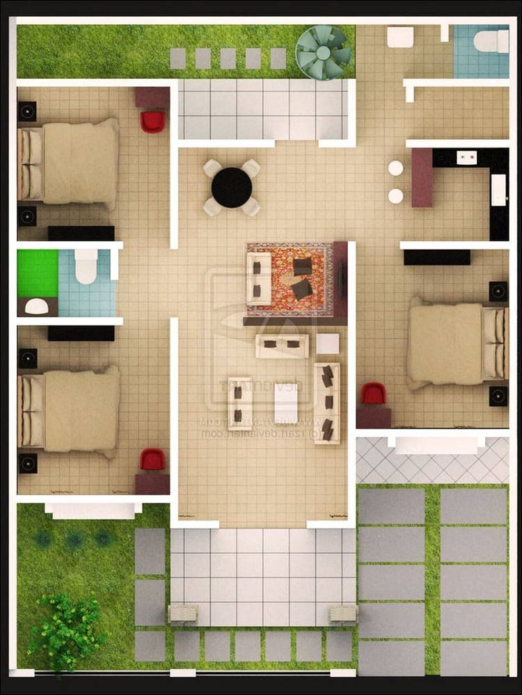 Desain Rumah Kamar 3