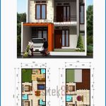 Desain Rumah Ukuran 4×15 Meter 1 Lantai