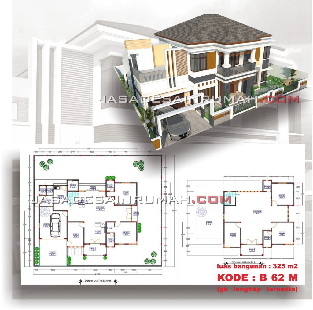 Desain Rumah Lengkap Dengan Ukurannya