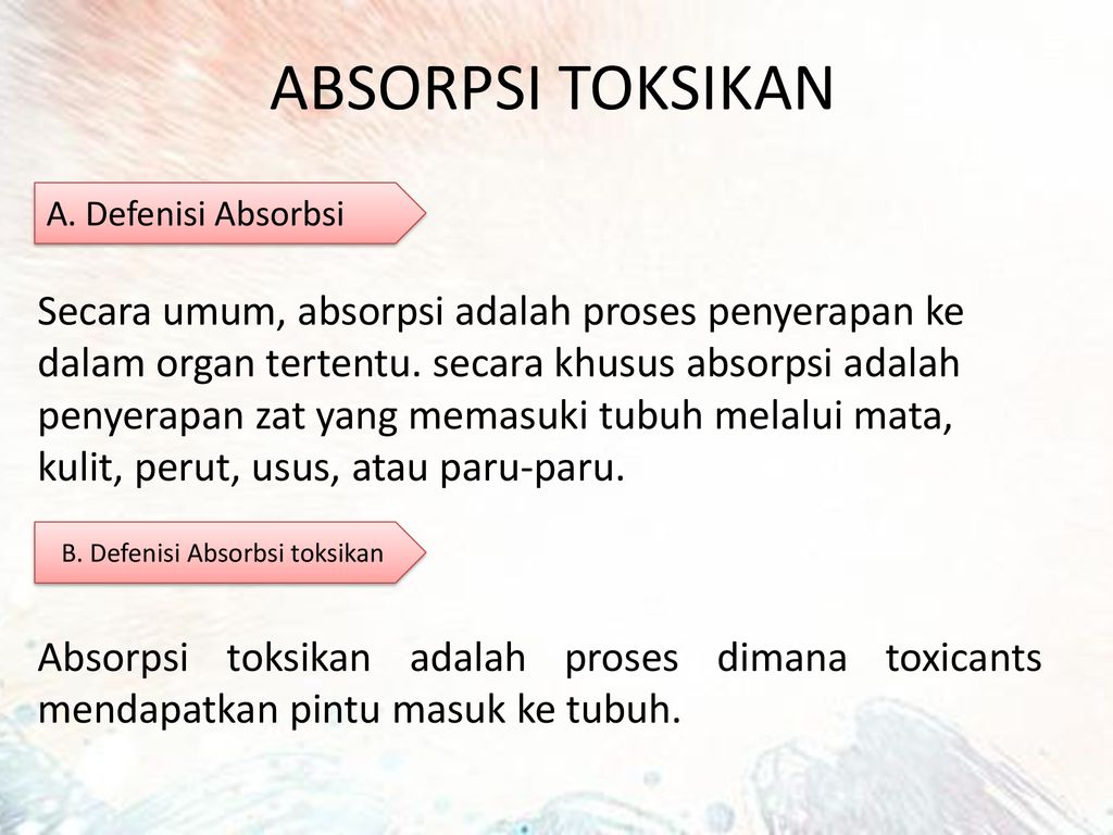 Absorpsi Obat Adalah