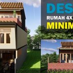 Desain Rumah 4×10 Meter 1 Lantai