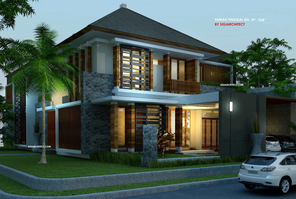 Desain Rumah Modern Tropis