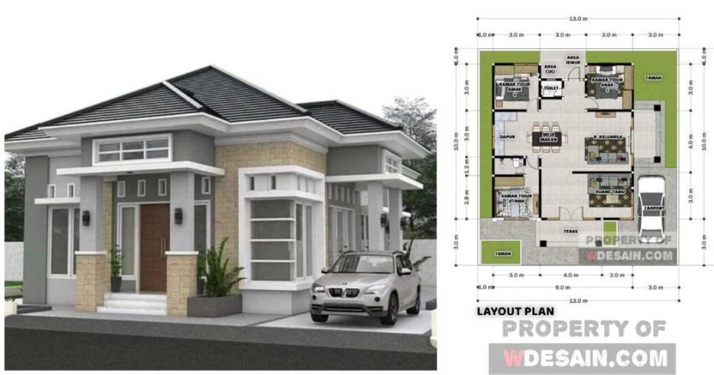 Desain Teras Samping Rumah
