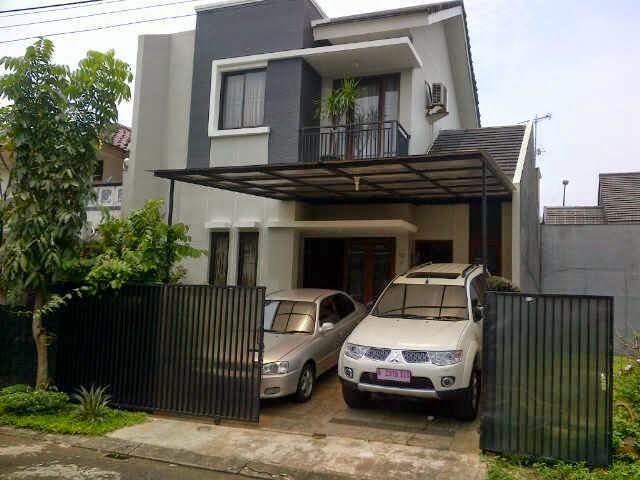 Desain Rumah 1 Lantai Garasi 2 Mobil