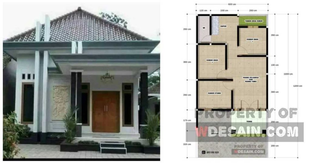 Desain Rumah 6×12 1 Lantai Desain Rumah 6×12 1 Lantai