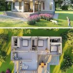 Desain Rumah 9×6 3 Kamar Tidur