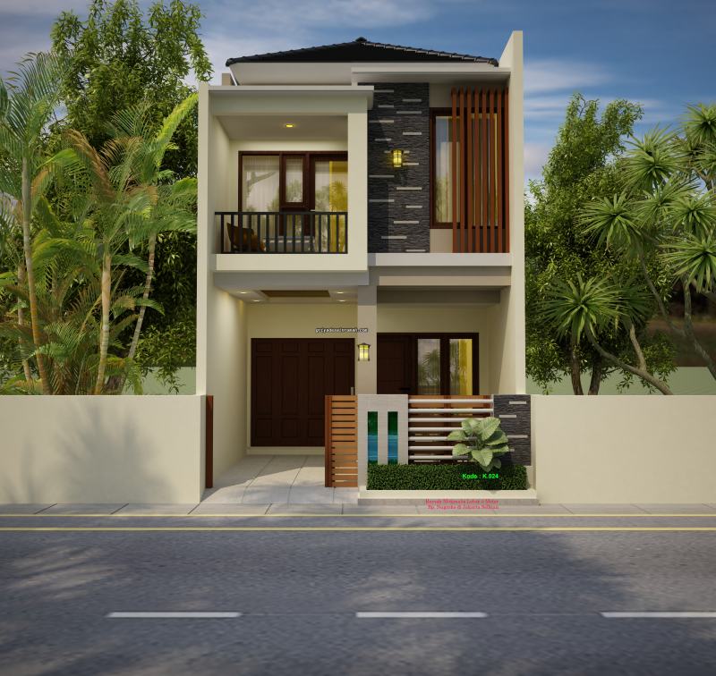 Desain Rumah Lebar 5 Meter