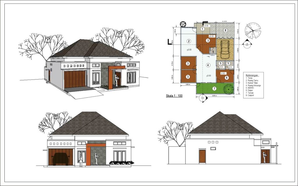 Cara Menggambar Desain Rumah