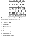 Soal Aksara Jawa Kelas 3