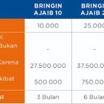Tabel Asuransi Bri Life