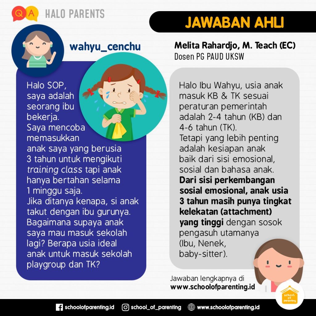 Usia Ideal Anak Masuk Paud Dan Tk