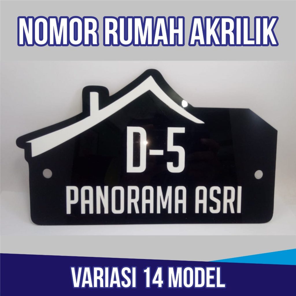 Desain Nomor Rumah