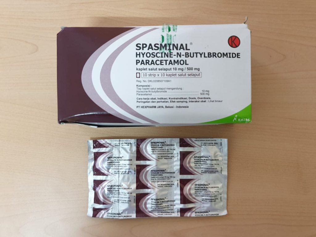 Spasminal Obat Apa