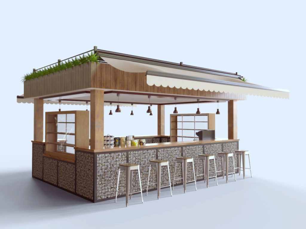 Desain Kios Depan Rumah