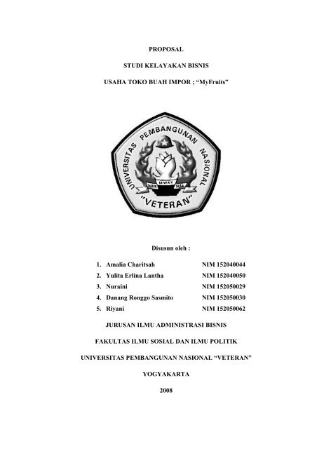 Contoh Proposal Bisnis Plan Jasa