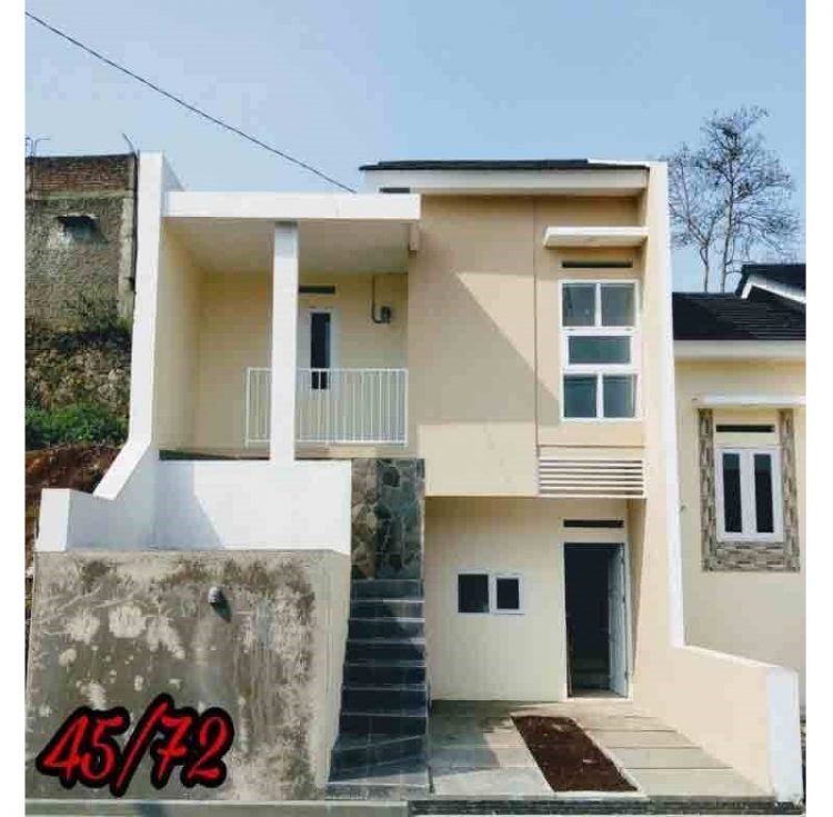 Desain Rumah Tingkat Tangga Diluar