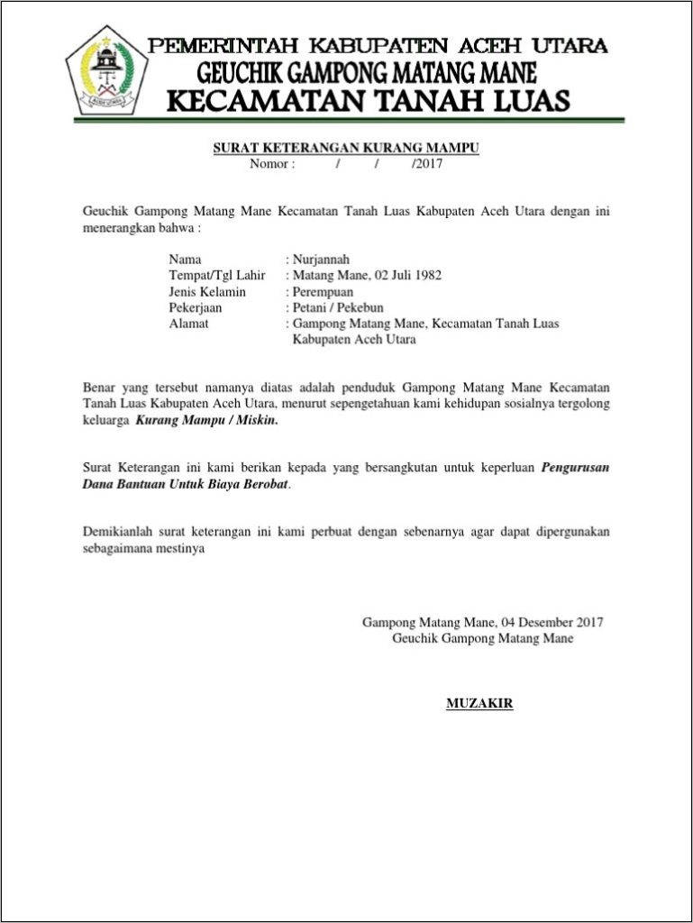 Surat Keterangan Berobat