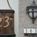 Desain Nomor Rumah Unik