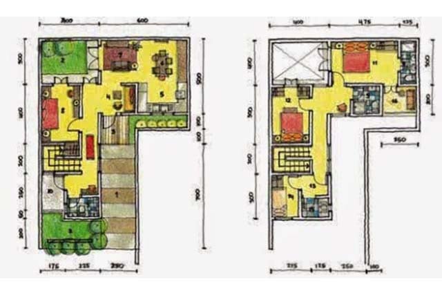 Desain Rumah Leter L Desain Rumah Leter L