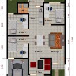Desain Rumah 8×10 3 Kamar Tidur