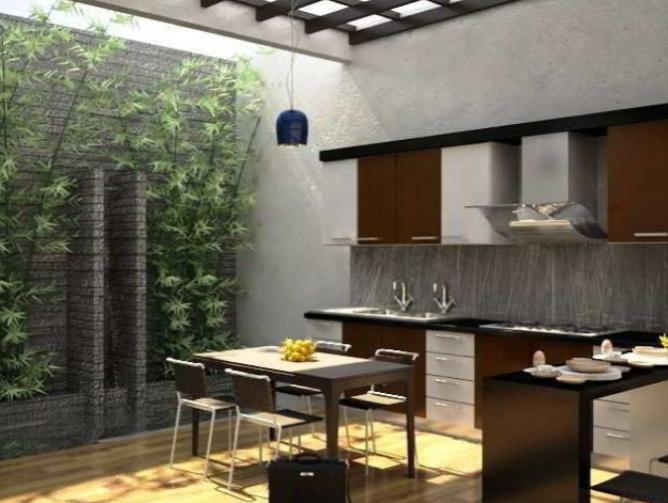 Desain Dapur Terpisah Dari Rumah