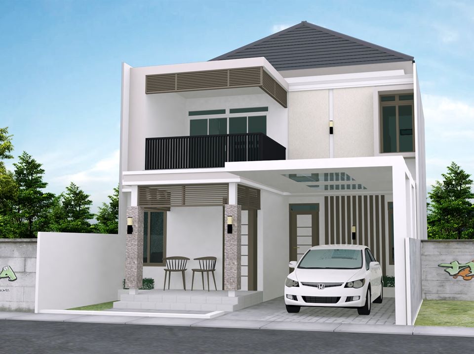 Desain Rumah 8×15 2 Lantai