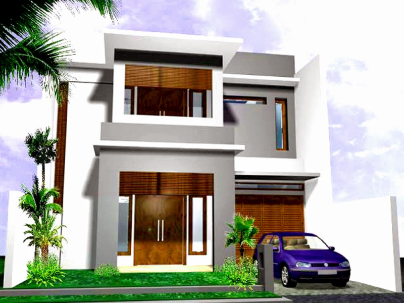 Desain Rumah 2 Lantai Biaya 100 Juta