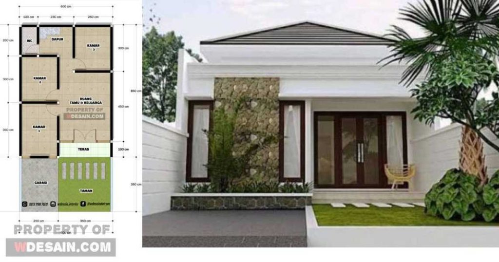 Desain Rumah 6×12