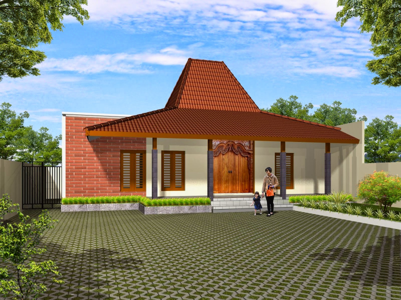 Desain Rumah Kampung Jawa