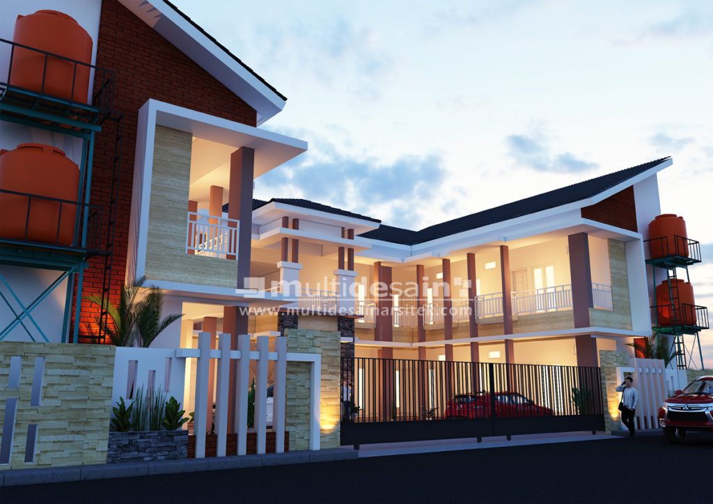 Desain Rumah Kos Kosan 2 Lantai