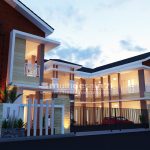 Desain Rumah Kos Kosan 2 Lantai
