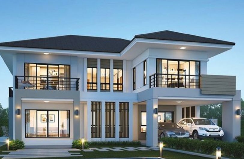 Desain Rumah Memanjang