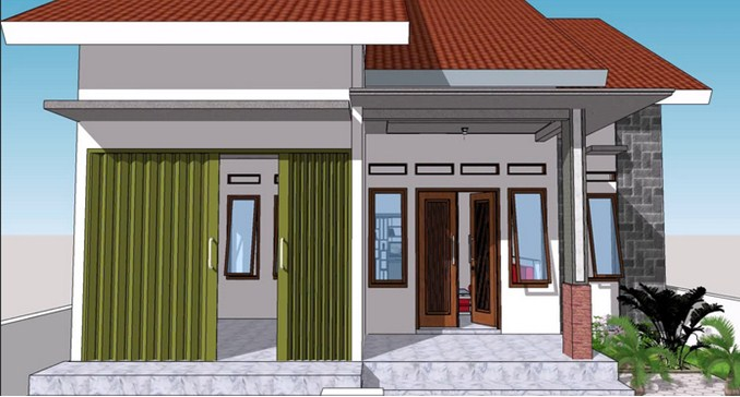 Desain Rumah Plus Warung