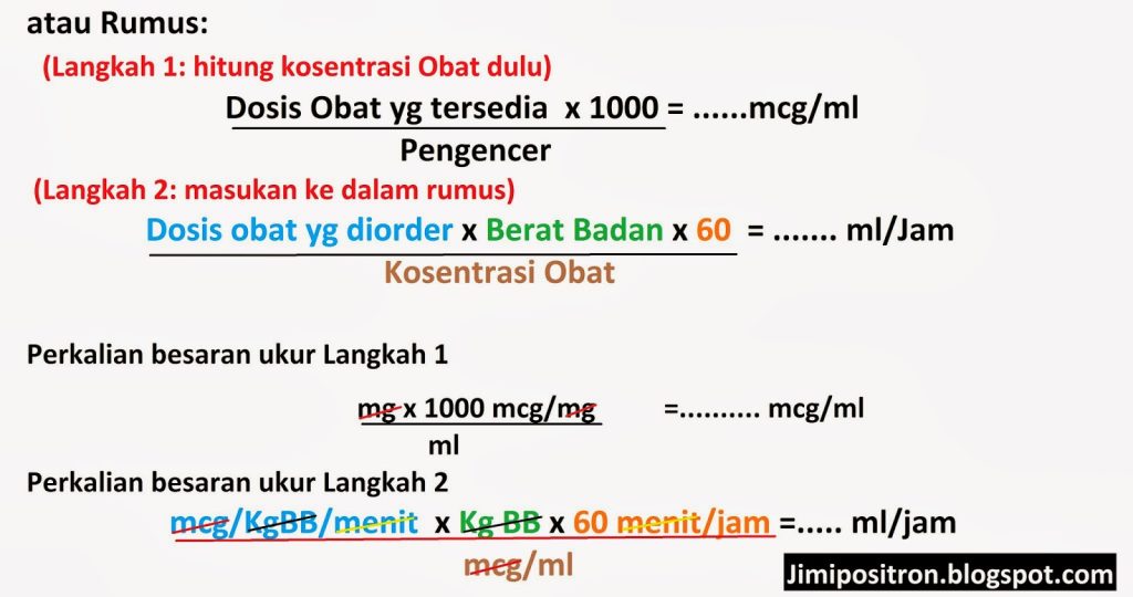 Rumus Dosis Obat Rumus Dosis Obat