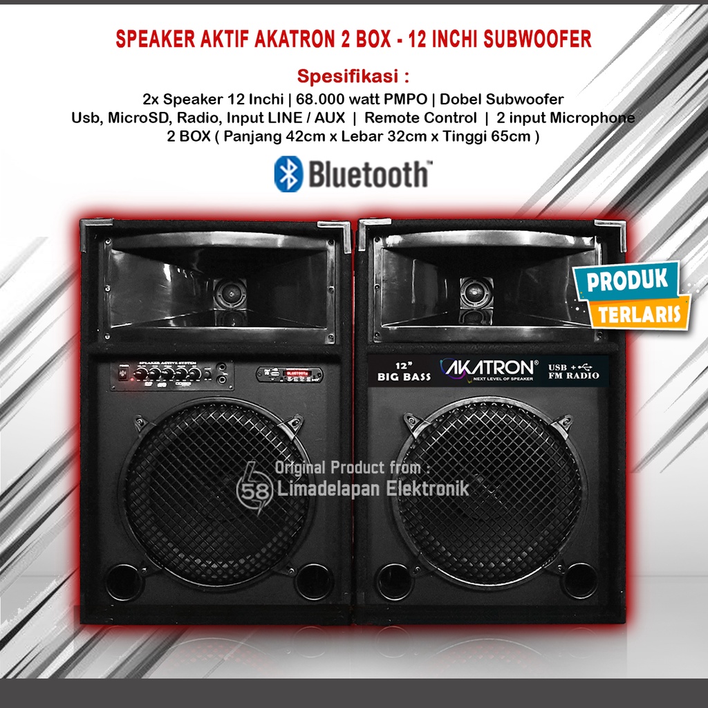 Box Speaker Aktif 12 Inch