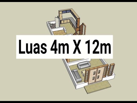 Desain Rumah 4×12