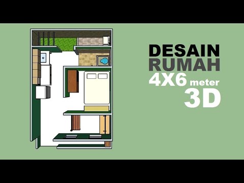 Desain Rumah Petak Ukuran 4×6