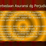 Perbedaan Asuransi Dengan Perjudian