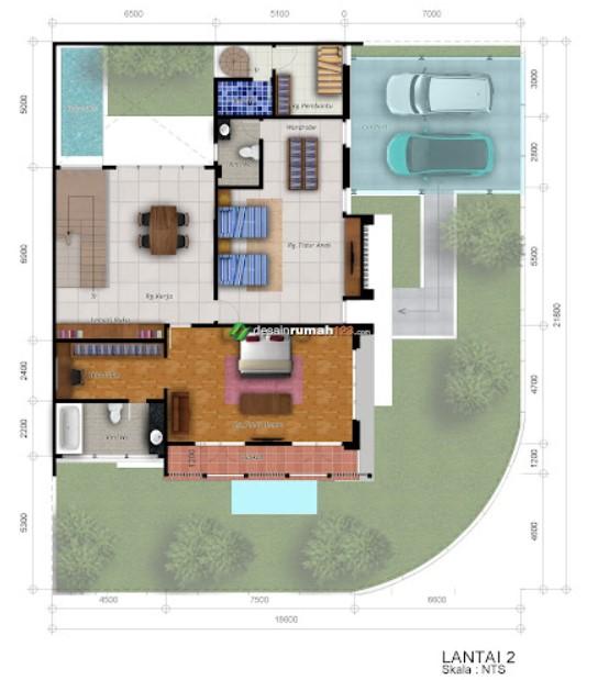 Desain Rumah Hook 2 Muka