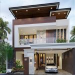 Desain Rumah Kayu 2 Lantai Sederhana